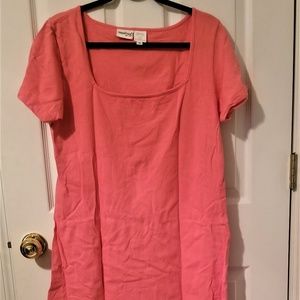 Coral Cotten Dress